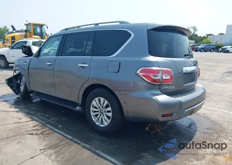 2020 Nissan Armada Sv 2Wd from USA, damaged, VIN JN8AY2ND1L9105350